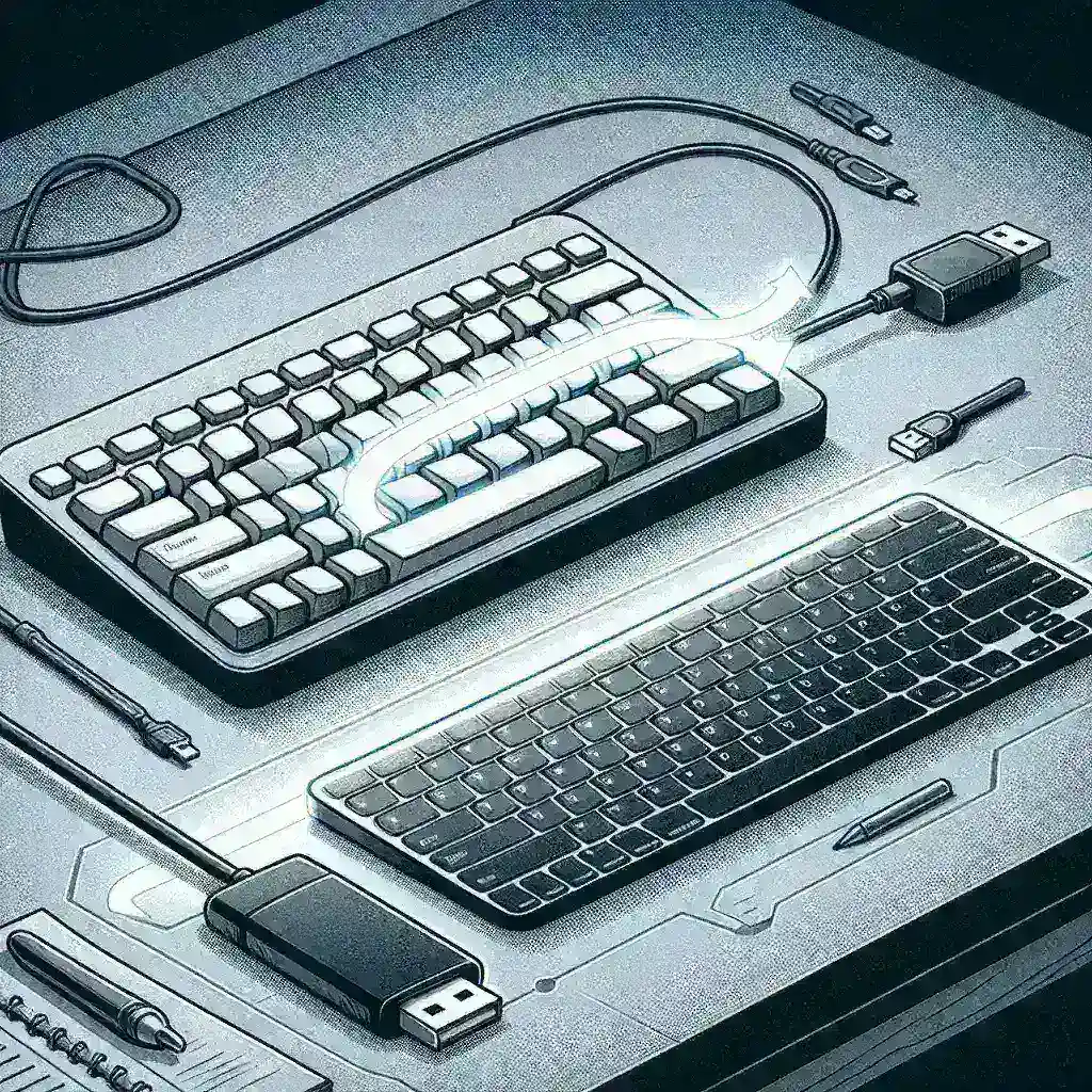 ¿Cómo actualizo mi teclado para que sea inalámbrico?